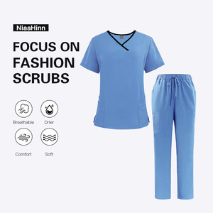 Custom Logo Apparel & Accessories Wholesale Luxury Modern Unisex Medical Uniforms Set - Product Image 5