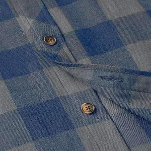 Últimos Diseños de Camisas de Franela para Hombre, Logotipo/Color Personalizado, Transpirable, Cómodo, Camisa de Franela de Alta Calidad para Hombre con Antiarrugas - Product Image 6