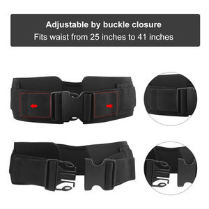 Cinturón de Inmersión Negro Reforzado con Anillas de Acero para Dominadas con Peso, Flexiones, Gimnasio, Fitness y Entrenamiento de Fuerza - Product Image 5