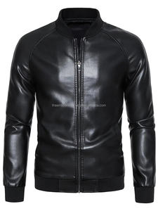 แจ็กเก็ตหนังนิ่มสำหรับผู้ชายเสื้อผ้าแฟชั่นเสื้อแจ็คเก็ตหนังแขนยาวแบบใหม่ล่าสุดปรับได้ - Product Image 5
