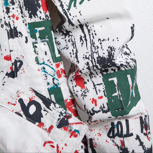 เสื้อแจ็คเก็ตยีนส์ผู้ชายระดับพรีเมียม ผ้าเดนิมคุณภาพสูง ทรงสลิมทันสมัย สวมใส่สบาย ดีไซน์สไตล์สตรีทแวร์ในเมือง - Product Image 6