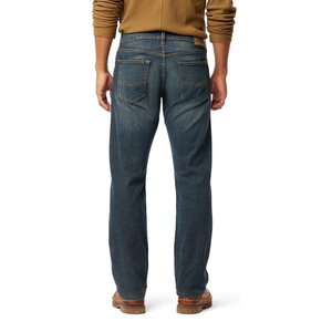 Jeans de Mezclilla de Pierna Recta para Hombre |   Pantalones Casuales de Ajuste Cómodo para Uso Diario y Actividades al Aire Libre - Product Image 3