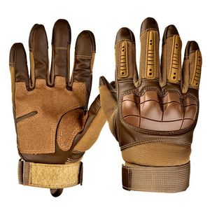 Guantes Térmicos de Invierno con Pantalla Táctil, Antideslizantes, de Cuero y Microfibra, Resistentes al Viento, para Esquí, Senderismo y Ciclismo - Product Image 1