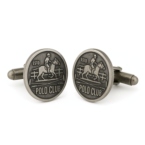 Cadeaux de club de luxe, boutons de manchette en argent sterling 925 de haute qualité avec logo personnalisé de l'entreprise - Product Image 6
