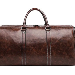 Bolsa de Viaje de Cuero Genuino de Alta Calidad para Hombre, con Logotipo Personalizado, Elegante, Hecha a Mano, de Lujo, Ligera - Product Image 6