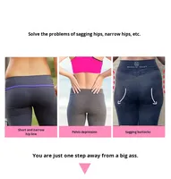 Ventes en gros de culottes gainantes pour femmes avec rembourrage en silicone, effet push-up, bouton, rehausseur de fesses, rehausseur de hanches, pantalon