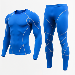 Custom Logo <b>Men's</b> Eco-Friendly Nylon Spandex MMA Rash Guard Set Premium BJJ Grappling <b>Compression</b> <b>Shirt</b> and Tights Set - Product Image 5