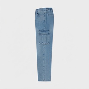 Custom Denim Pants Manufacturer Premium Jeans for Men & <b>Women</b> Wholesale Denim <b>Trousers</b> <b>Baggy</b> Cargo - Product Image 3