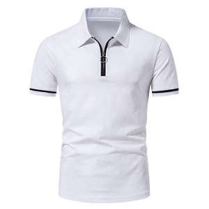 Polo de Cuello Alto Personalizado de Alta Calidad de 200g, Polo de Golf con Logotipo Personalizado para Hombre, Camiseta con Cuello Redondo - Product Image 4