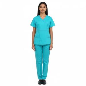 Unisex Clinical Tops Pants Woven Medical Uniforms Men Women Beauty Costume Nurse <b>Scrubs</b> <b>Sets</b> Doctor Dentist Workwear Breathable - Product Image 5