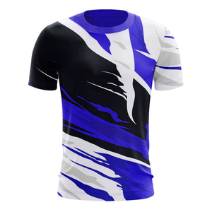 Camisetas de Manga Corta para Hombre, Diseño Personalizado, Impresión Digital, Talla Grande, Spandex/Poliéster, Secado Rápido, Profesional, Buena Calidad - Product Image 4