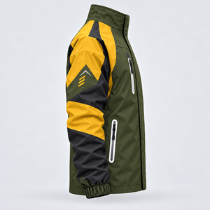 เสื้อแจ็คเก็ตกันลมผู้ชาย Sam Tactical แบบมีสีตัดกัน คอตั้ง ซิป แนวสปอร์ต เหมาะสำหรับฤดูใบไม้ผลิ ราคาขายส่ง รับผลิตแบบ OEM และปรับแต่งได้ - Product Image 3