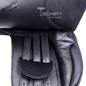 Selle de cheval en cuir personnalisée, légère et confortable, pour l'équitation en trail et l'entraînement - Product Image 4