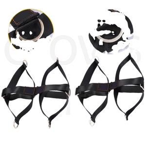 Sangles de cheville unisexes 2025 Kickbacks pour machine à câble de fitness, réglables, pour entraînements des jambes, accessoires de pied, pour tous les utilisateurs, en nylon - Product Image 1