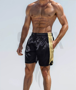 Shorts de boxe unisexes de haute qualité 100% polyester, extensibles, séchage rapide, légers, coupe ample, vêtements de sport, vente chaude, produits de boxe - Product Image 5