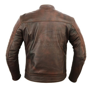 Adventure Motorbike Leather Jacket Men Riding Gear Protective Durable Racing Outdoor Men Motorbike Leather Jacket - Product Image 6
