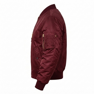 Flight Bomber <b>Jacket</b> Greek Wear Sorority Products Full Zip Ribbed Cuffs Lightweight Casual Outerwear - Product Image 3