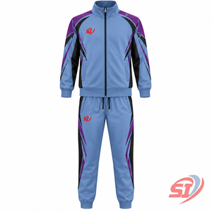 SAAJAN INTERNATIONAL Conjunto Deportivo de Invierno Personalizado para Niños, Chaqueta y Pantalones 100% Algodón con Cierre Completo para Clubes y Deportes Escolares - Product Image 1