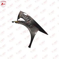 Guardabarros Delantero de Fibra de Carbono Seca Z-ART para Huracan EVO, Guardabarros Delantero Ventilado de Fibra de Carbono Preimpregnada para Lamborghini LP580 LP610 LP640