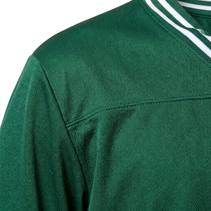 Maillot de football américain personnalisé en gros, uni, en maille épaisse respirante, col en V, uniforme d'entraînement vierge pour équipe - Product Image 5
