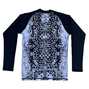 เสื้อรัดกล้ามเนื้อแขนยาว Harry Johnson ลายปีก สีดำขาว โพลีเอสเตอร์ ยูนิเซ็กส์ ลำลอง ใส่ได้ทุกฤดู ไร้ตะเข็บ - Product Image 4