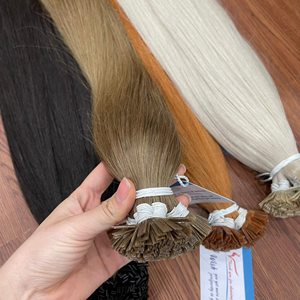 Prix de gros 100% extensions de cheveux humains vietnamiens pointe plate droite cheveux vierges crus pas de perte pas emmêlé grand en Stock - Product Image 6