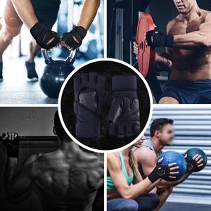 Adjustable Neoprene <b>Training</b> <b>Gloves</b> Wrist Wrap Support For Fitness <b>Weight</b> Lifting Gym Workout Customizable Logo Wrist Wrap - Product Image 2