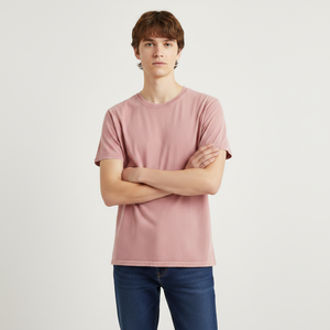 Wholesale High Quality Heavyweight T Shirts 180g <b>Plain</b> Blank Cotton T-shirt Custom Logo Streetwear Men's Oversized <b>Tshirt</b> - Product Image 5