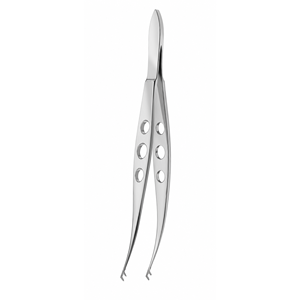 Pinces de fixation corneale Hoffmann Polack, dents de 0,12 mm, instrument chirurgical ophtalmique manuel, usage hospitalier - Product Image 4