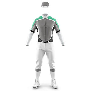 Sublimation Pattern Baseball Uniform Jersey with Pants <b>Compression</b> Breathable Anti-Bacterial Uniform Athletic Youth OEM Uniform - Product Image 5