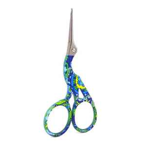 Professional Stainless Steel Dressmaker Scissors Gold Rose Gold <b>Small</b> Crane Bird Stork Embroidery Sewing Shears Free Samples - Product Image 2