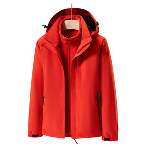 Unisex Custom Windproof <b>Winter</b> Windbreaker <b>Jacket</b> with Zipper Printed Woven -Tex <b>Waterproof</b> for Outdoor Hiking - Product Image 5