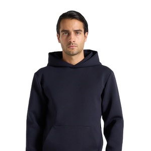 เสื้อฮู้ดดี้ผู้ชาย ดีไซน์ทันสมัย สีพื้น ผ้าวอช ทรงบ็อกซี่ กันลม ระบายอากาศได้ดี เหมาะสำหรับฤดูหนาว มีกระเป๋า - Product Image 1