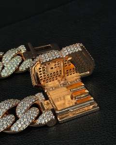 Custom 14K Gold Plated Moissanite Cuban <b>Bracelet</b> 925 Silver High Shine Hip Hop Luxury Jewelry Gift - Product Image 5