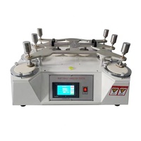 Darsen DS-412D8 Probador de Abrasión y Borboto Martindale de 8 Cabezas, Máquina de Prueba de Resistencia al Desgaste y Borboto Textil, 1% de Precisión, 700W
