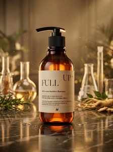 FullUP+_Sérum capillaire hydratant et nourrissant sans sulfate 300ml Crème shampooing pour la réparation des cheveux abîmés et les soins antipelliculaires - Product Image 2