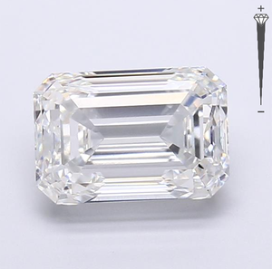 Diamante Cultivado en Laboratorio con Certificación IGI, Corte Esmeralda de 5.05 CT, Color F, Claridad VVS1, Modelo CVD 1 LG 771629816, ROYAL GEMS, para Joyería - Product Image 1