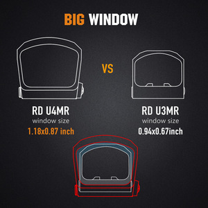 Mira Telescópica Ohhunt Optics 30x22 con Ventana Grande, Energía Solar, <span class=keywords><strong>Sensor</strong></span> <span class=keywords><strong>de</strong></span> <span class=keywords><strong>Movimiento</strong></span>, Activación por <span class=keywords><strong>Movimiento</strong></span>, Punto Rojo, Reflex - Product Image 3