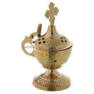 Religious Craft Antique <b>Incense</b> Burner Vintage Style Wholesale Hot Selling <b>Church</b> Garden Temple Fragrance Smeller & Censer - Product Image 4