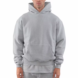 Sweat à capuche pour homme de haute qualité, en molleton lourd 500 g/m², 100 % coton, écologique, coupe classique, coupe-vent, impression personnalisée - Product Image 3