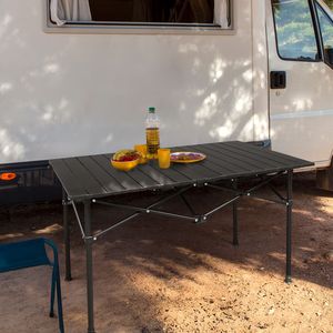 Table de camping pliable ultra-légère 37x20 pouces, portable pour pique-niques, randonnées, barbecues, événements en plein air - Product Image 4