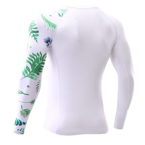 Custom Sublimation Unisex Rashguard UV Protection High Performance Anti Odor <b>Compression</b> Polyester OEM Wholesale OEM Wholesale - Product Image 6