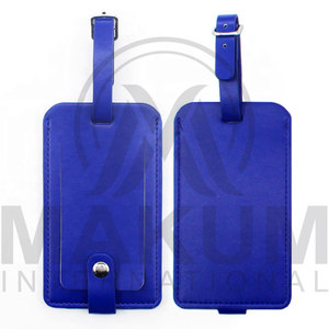 Etiqueta de Equipaje de Cuero Genuino de Alta Calidad MAKUM INTERNATIONAL, Etiqueta de Lujo Suave con Logotipo Personalizado MI.LT.008 - Product Image 3