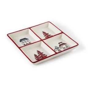 Piatto di Servizio in Ceramica Excelsa a 4 Scomparti, Design Innsbruck, Stoviglie per Feste - Product Image 2