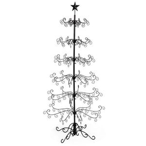 Supporto per Albero di Natale in Ferro Battuto da 1,8 m, Espositore per Ornamenti in Metallo per Interni ed Esterni, per Decorazioni Festive e Domestiche - Product Image 1
