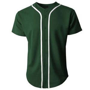 Pakistan Made 100% Polyester Breathable Quick Dry <b>Baseball</b> Jersey Customizable Team Wear for Unisex - Product Image 4