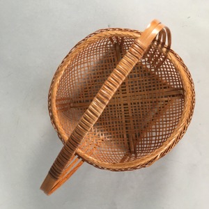 Brown Bamboo Flower <b>Basket</b> Natural Gift Hampers with Cheapest Price <b>Wicker</b> <b>Baskets</b> for Gifts - Product Image 5