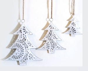 Star Shape Metal Hanging Ornament With Natural <b>Pinecones</b> And Leaves Christmas Home Decoration Durable Steel Craft - Product Image 4
