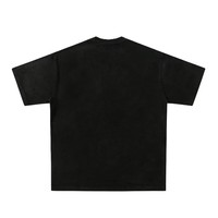 T-shirt Homme Oversize Imprimé de Bonne Qualité, Vente en Gros, Personnalisé, Motif Étoile Vieilli, Style Y2K Streetwear, Fournisseur OEM Marque Privée