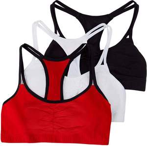 Bralette para Mujer, Tejido Suave, Sin Presión, Soporte Transpirable, Textura Suave, Ajuste Flexible, Comodidad Diaria - Product Image 1